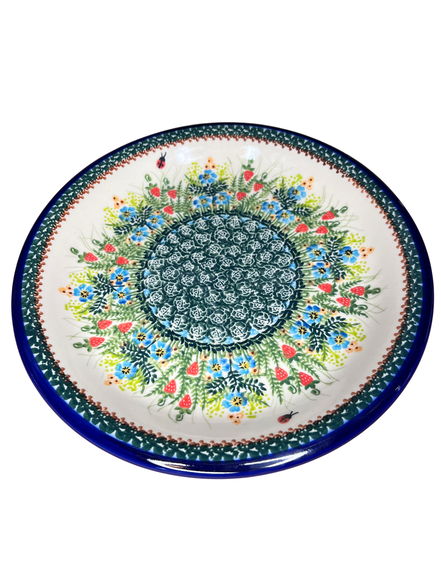 Strawberry Dinner Plate Lidia's Polish Pottery