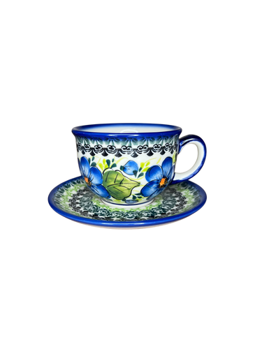 Blue Poppy Teacup