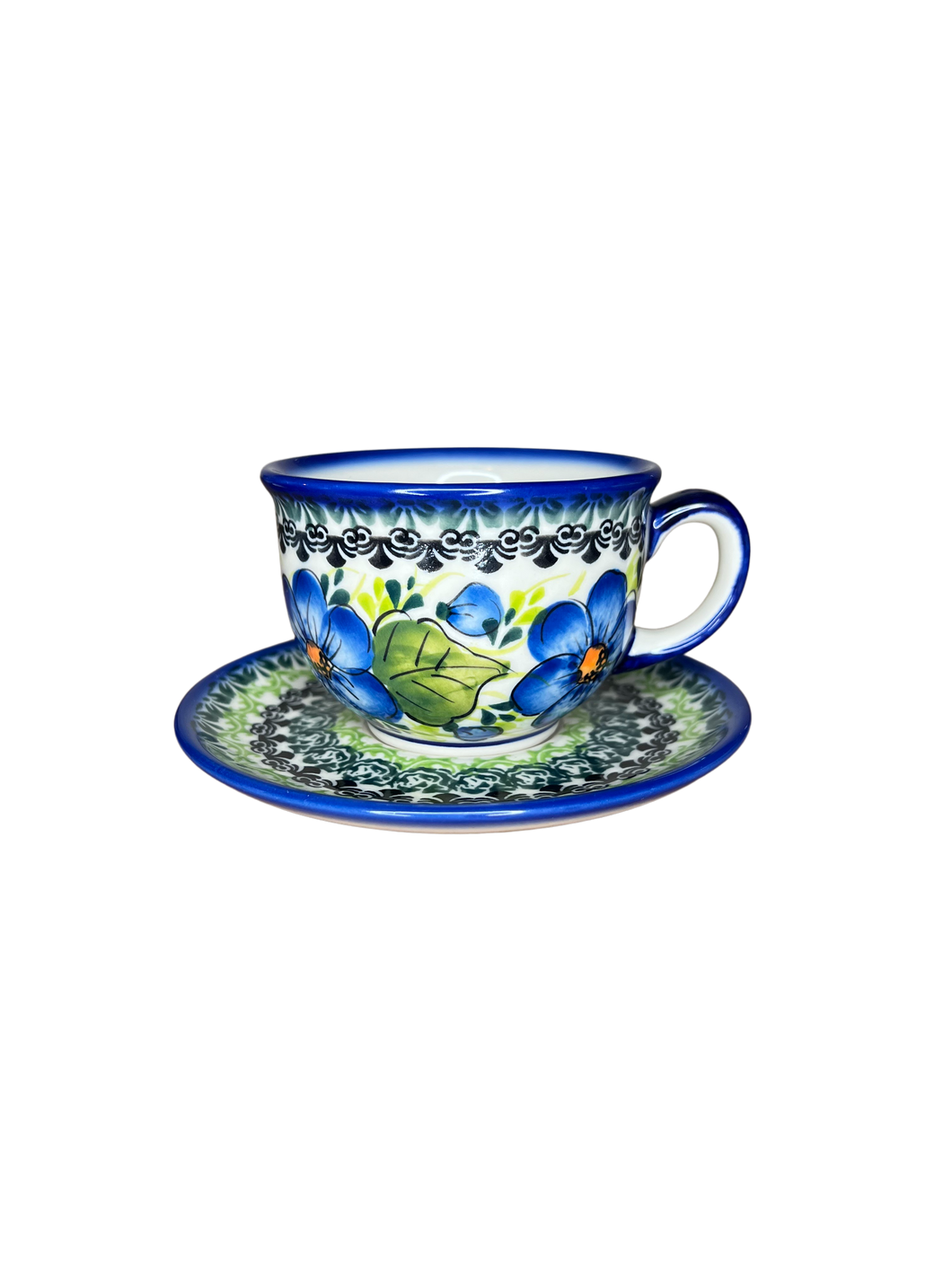 Blue Poppy Teacup