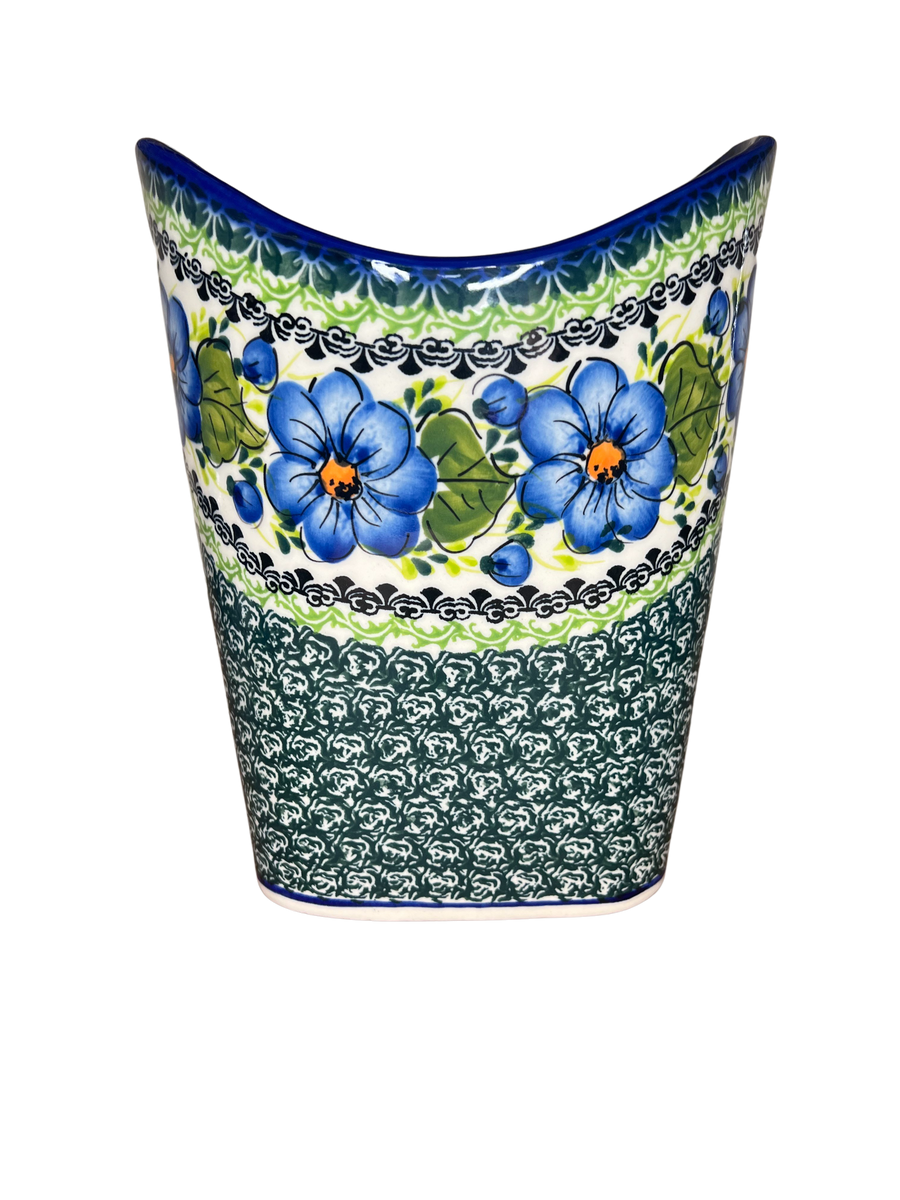 Large Bucket Blue Poppy – Lidia's Polish Pottery