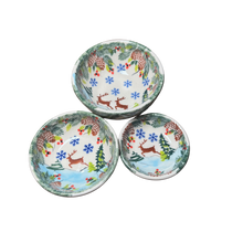 Load image into Gallery viewer, Mini Nesting Bowls Reindeer