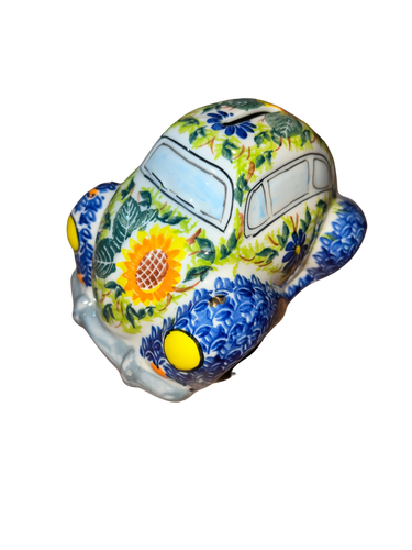 Sunflower Car Money Bank