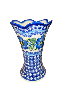 Blue Poppy Fala Vase