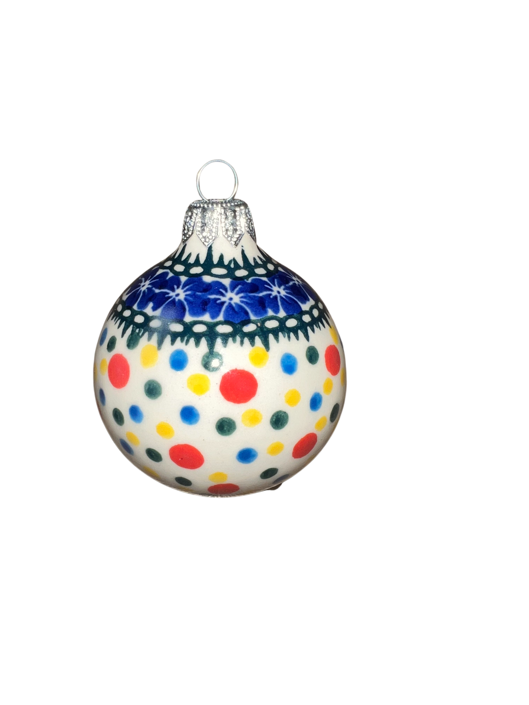 Round Ornament - Polka Dots
